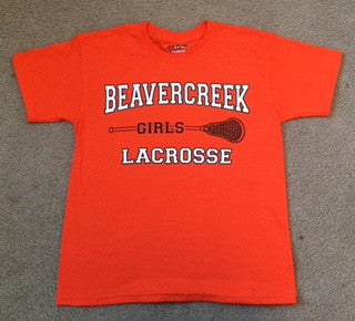 Beavercreek Girls Lacrosse - 50/50 Cotton T-shirt - Short Sleeve (4 Color Options) - Clearance