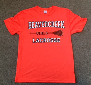 Beavercreek Girls Lacrosse - Dry Fit Short Sleeve T-shirt (2 Color Options) - Clearance