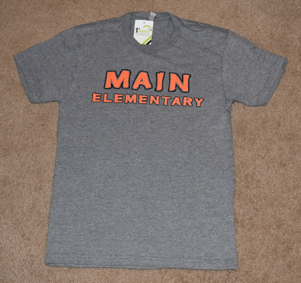 Main Elementary - Clearance Item - Tri-Blend Short Sleeve T-shirt