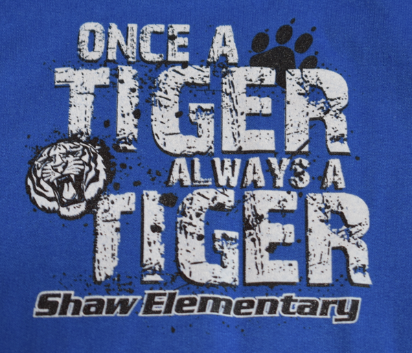 Shaw Elementary - Clearance - Tiger - Crew Neck Sweatshirt